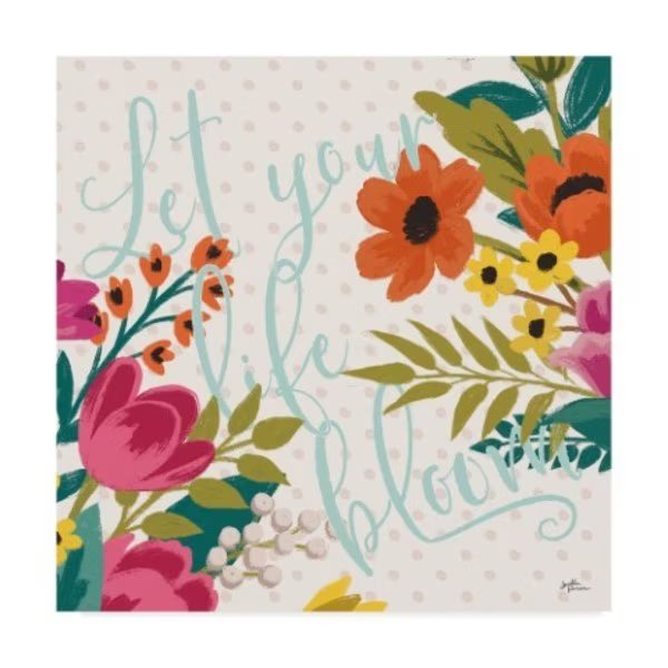 Janelle Penner 'Romantic Luxe X Light' Canvas Art, 24x24, Trademark Fine Art, Mfr#: WAP07739-C2424GG
